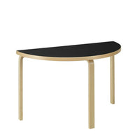 Aalto half-round table