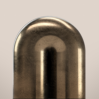 Chubby Stool en bronze