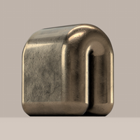 Chubby Stool en bronze