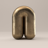 Chubby Stool en bronze