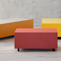 Table basse Bloc carrée avec tiroir