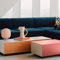 Table basse Bloc rectangulaire avec tiroir