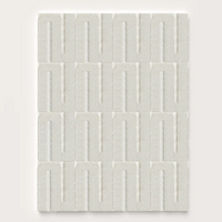 Tapis en laine Opéra blanc crème