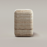 Table d'appoint Marshmallow Travertine