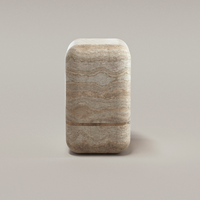Table d'appoint Marshmallow Travertine