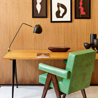 Staple lamp double ball joint