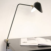 Staple lamp double ball joint