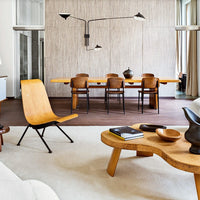 Wall lamp with 3 pivoting arms