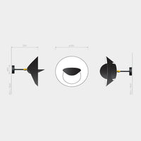 Small wall lamp Saturn