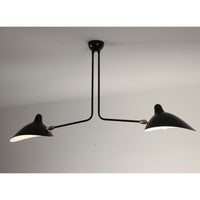 Ceiling light 2 fixed arms