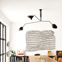 Ceiling light with 3 pivoting arms