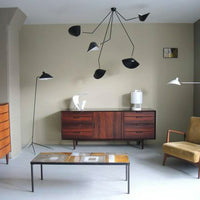 Ceiling light Spider 5 fixed broken arms