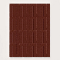 Tapis en laine Opéra terracotta