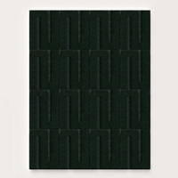 Wool carpet Opera fir green