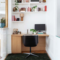 Wool carpet Opera fir green