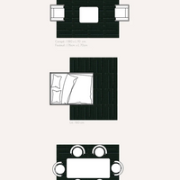 Wool carpet Opera fir green