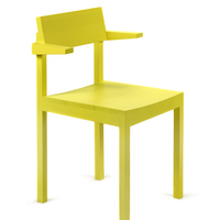 Silent chair with armrests
