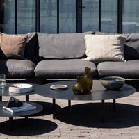 Three seater outdoor bench