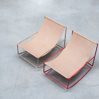 Rocking Chair leather seat