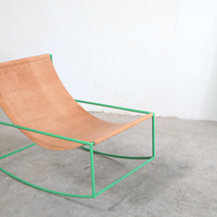 Rocking Chair leather seat