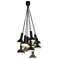 Grappe de 10 abat-jours Torch Light