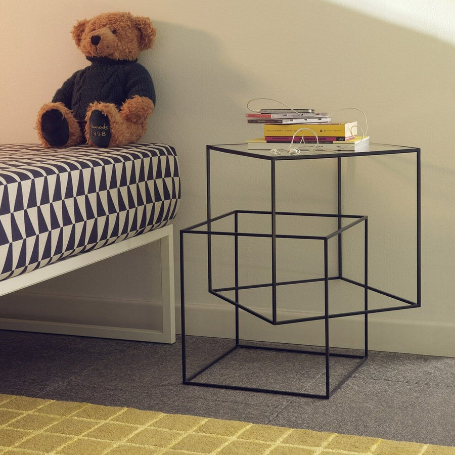 Thin Black Side Table