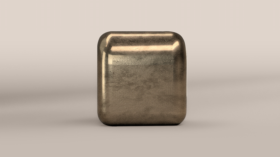 Chubby Stool en bronze