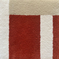 Woolen carpet baba terracotta