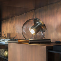 Globe table lamp
