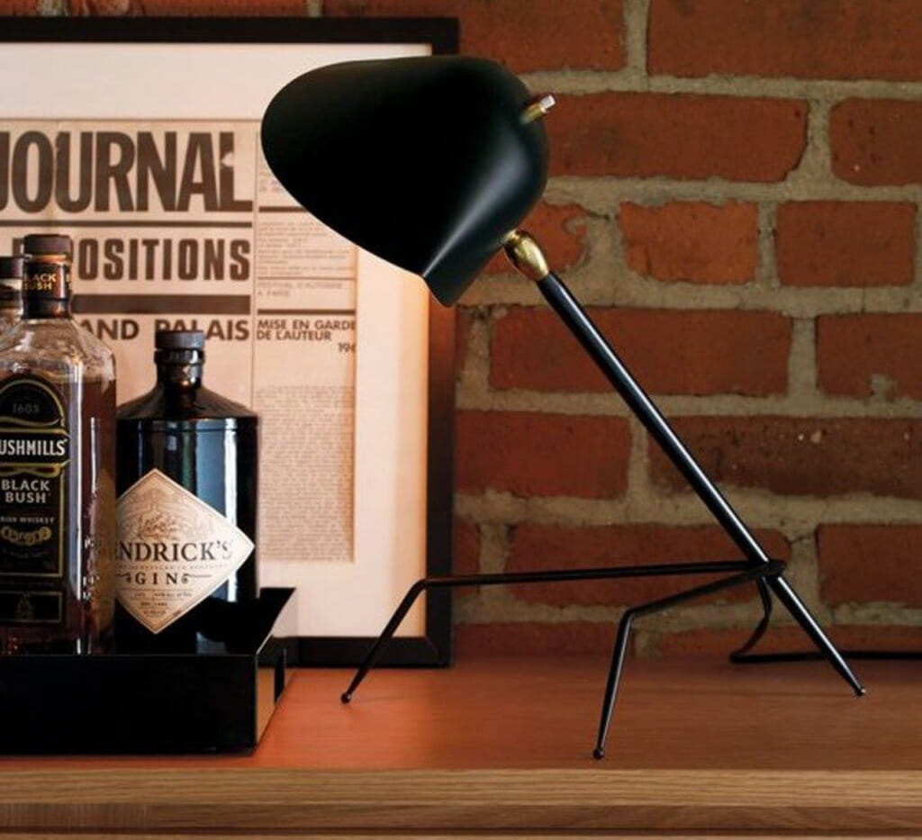Tripod desk lamp