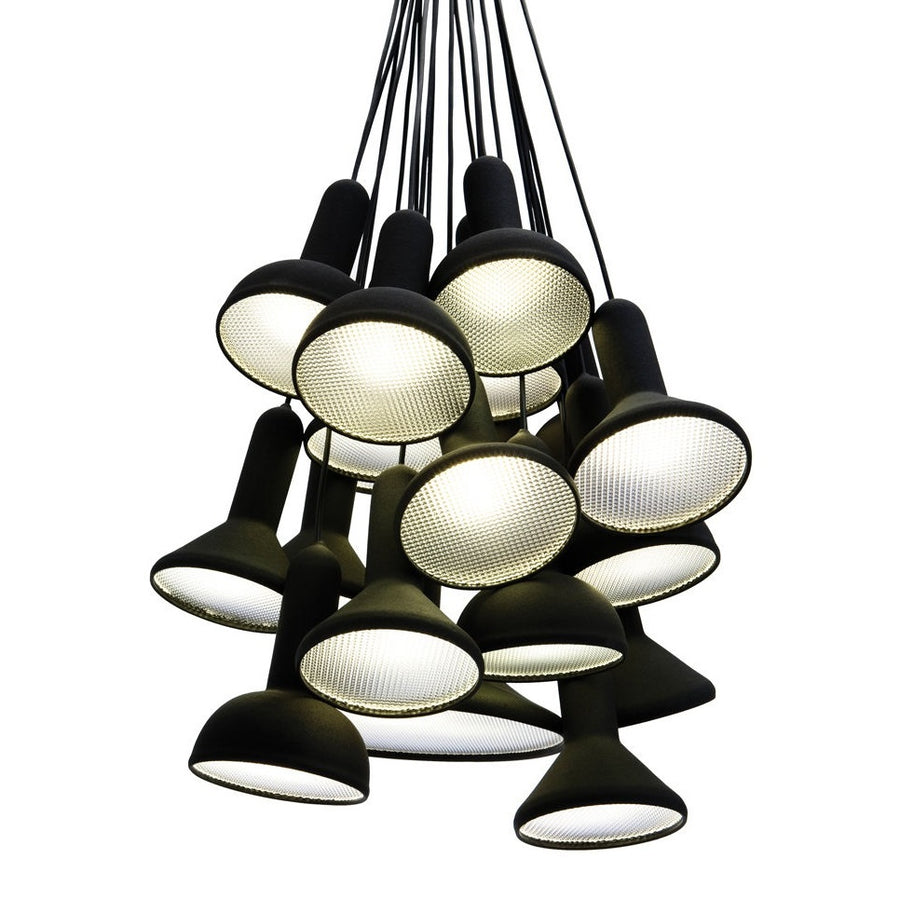 Cluster of 20 Torch Light shades
