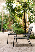Aligned outdoor stool
